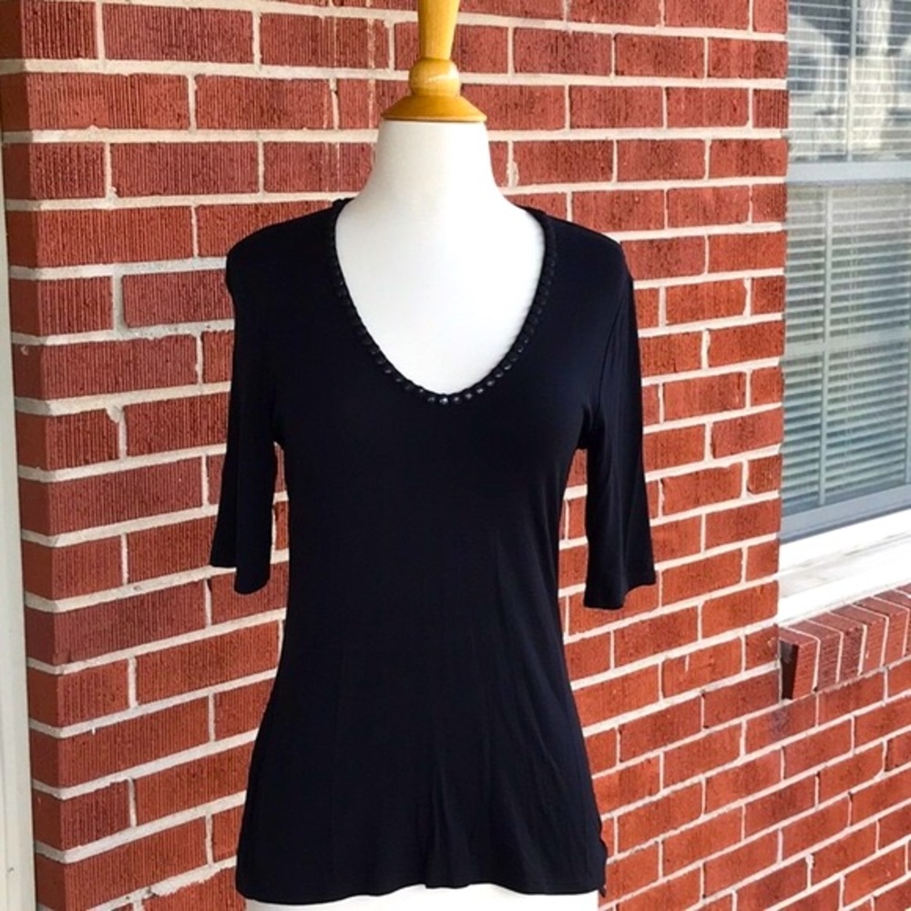 Tahari Elbow Length Shirt